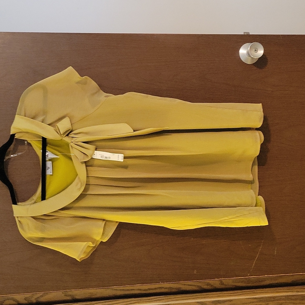 Worthington Olive Oil short sleeve blouse, XL